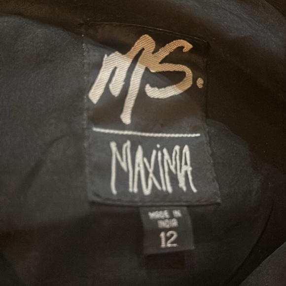 Sz 12 (8 10 ? ) LEATHER PANTS MS MAXIMA VINTAGE EUC - Picture 8 of 8